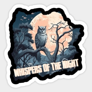 Whispers of the Night Sticker